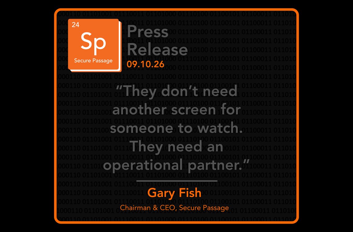 Secure Passage managed operational intelligence press release, September 10, 2026