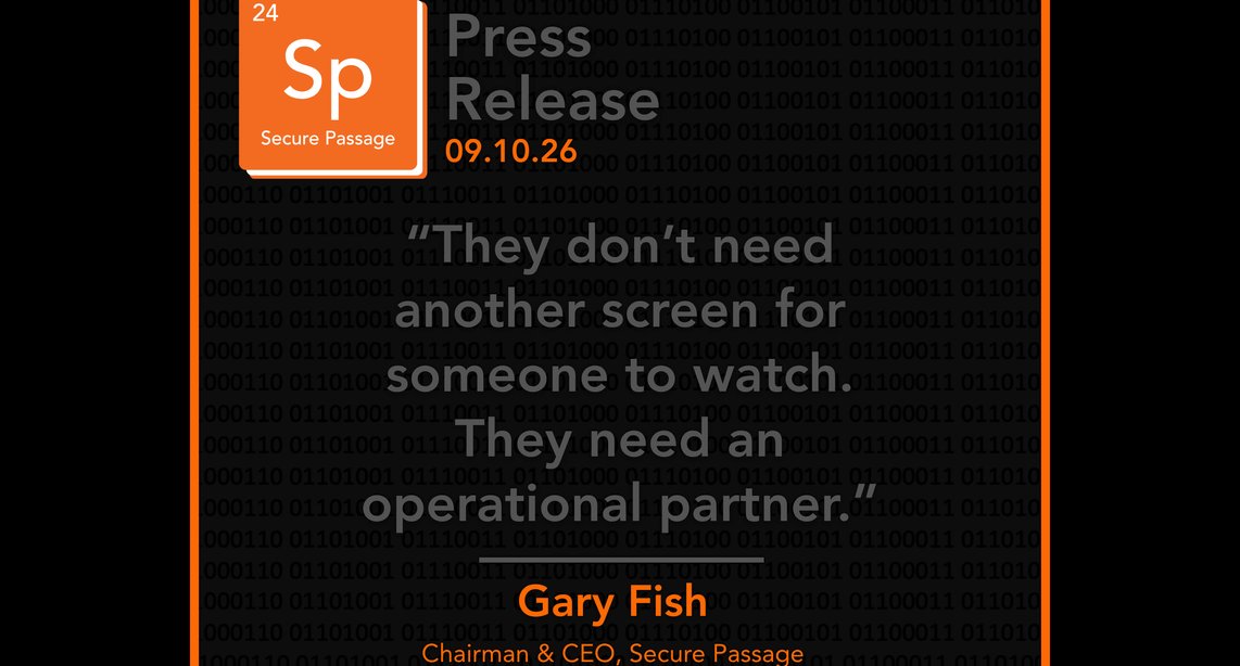 Secure Passage managed operational intelligence press release, September 10, 2026